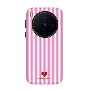 条纹手机壳vivoX300Ultra系列磁吸菲林壳复古韩系x200promini高级感小众多巴胺色系防摔情侣女款100S保护壳