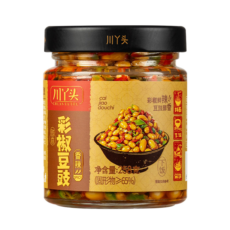 川丫头彩椒豆豉下饭菜拌饭拌面