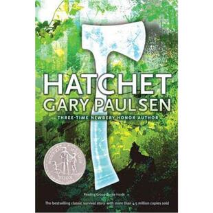 现货 手斧男孩 英文版原版小说 Hatchet 1020L 纽伯瑞奖作品 外文书籍 儿童文学 青少年课外读物 一个小男孩和一把手斧的荒野生存