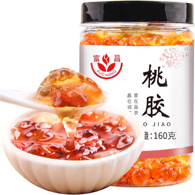 富昌桃胶桃花泪配银耳特产