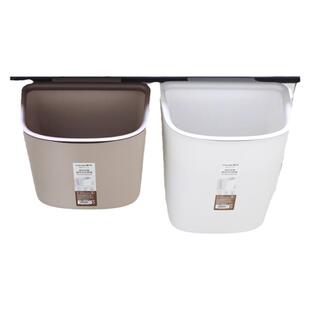 茶花厨房垃圾桶挂式厨余分类收纳桶家用橱柜门壁挂废纸篓拉圾筒