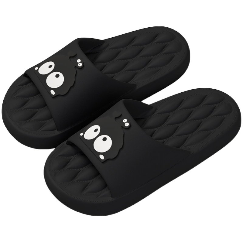 拖鞋男士夏季外穿2026新款室内家居防滑厚底踩屎感卡通凉拖鞋男款