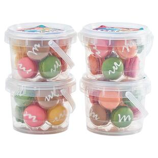 恋忆莲法式正宗马卡龙甜点迷你字母饼干小蛋糕下午茶甜点心4桶装