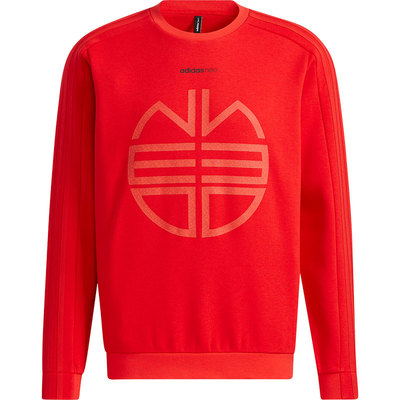 Adidas/阿迪达斯正品 neo M SSFV1 SWEAT 男子加绒圆领卫衣H52974