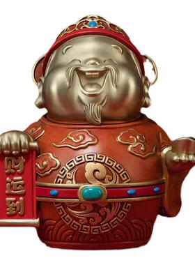 铜师傅 铜摆件《财运到》客厅办公室桌面电视柜 家居财神装饰品