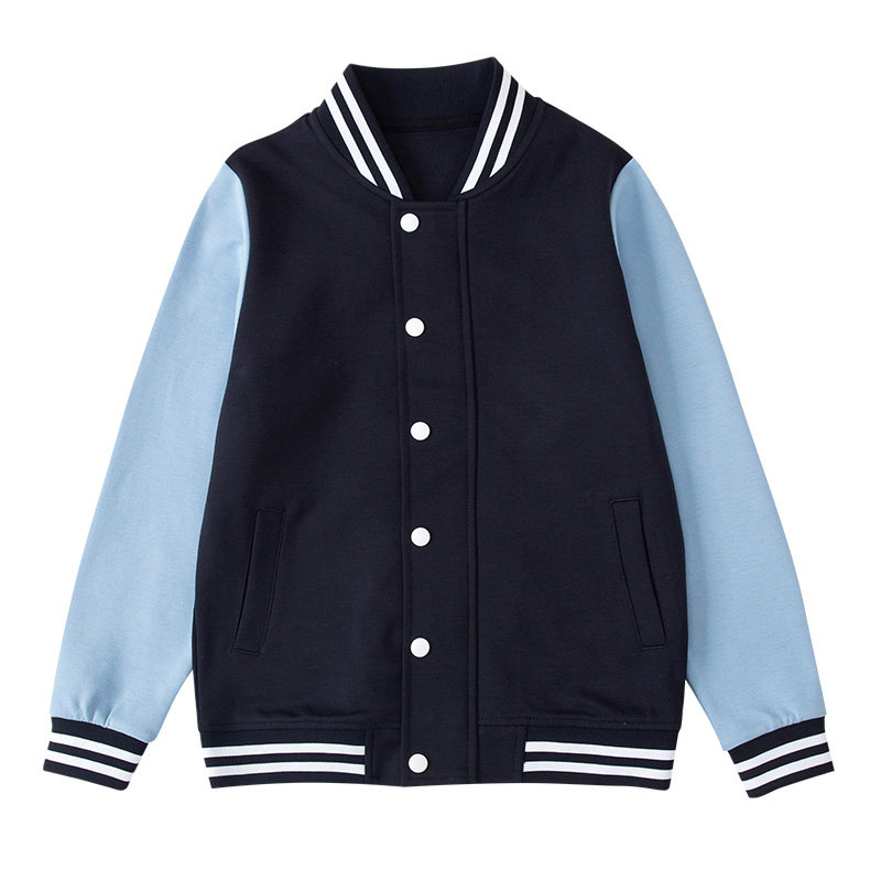 中小学生英伦棒球服春秋款藏