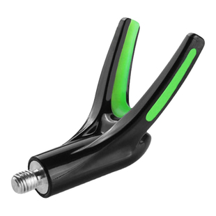 吉美夜光鱼竿炮台羊角头支架头通用钓鱼支架前丫碳素钓鱼支架配件