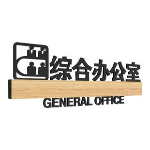 高档轻奢办公室门牌订制公司科室牌总经理室直播间会议室标识牌亚克力创意董事长财务室部门标牌指示牌定制