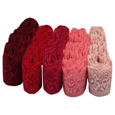 微弹力彩色柔软蕾丝花边