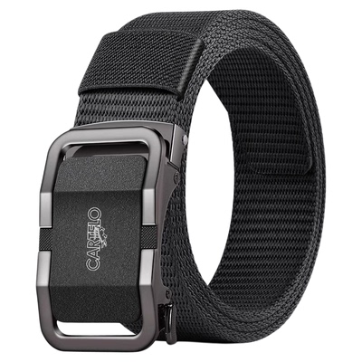 卡帝乐鳄鱼皮带男士自动扣