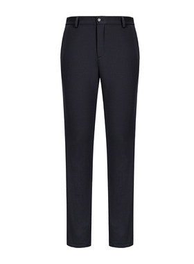 BONI/堡尼秋冬新品商务裤装混纺修身休闲裤纯色时尚长裤KM667391A