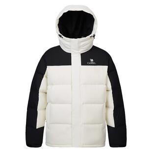 【北极星羽绒服】骆驼男士冬季加厚情侣连帽短款保暖户外休闲外套