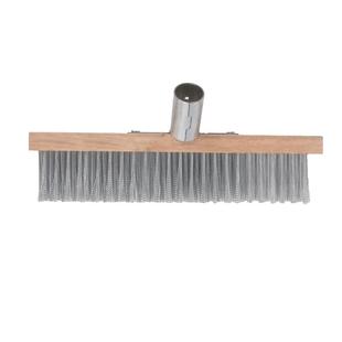 不锈钢钢丝刷刷地刷子长柄地刷青苔刷硬毛清洁刷洗地刷钢刷地板刷