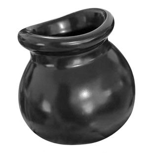 陶瓷凹底火罐弧形口可二次加热温灸罐老式中医拔火罐关节膝盖吸湿