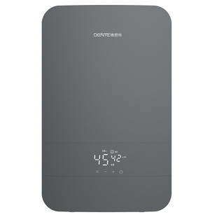 德恩特即热式电热水器家用洗澡器V7A6卫生间过水速热小型恒温机