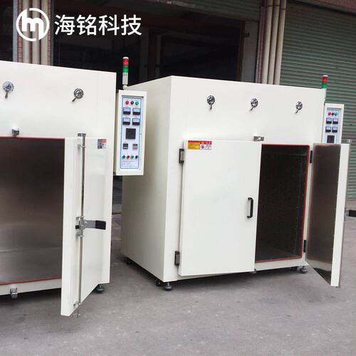 东莞工业烤箱厂家 大型双门智能恒温烘箱 托盘轨道推车烤箱