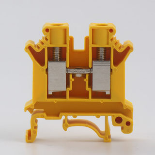 铜件 UK10N接线端子排 UK-10N 10平方电压线导轨式