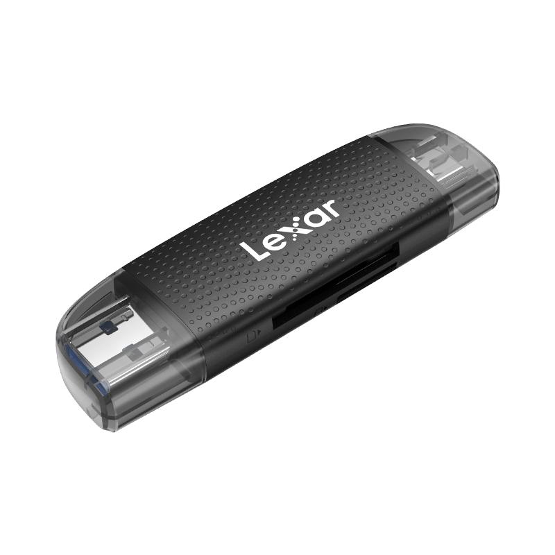 Lexar雷克沙USB3.2二合一读卡器SD卡TF卡microSD卡读卡器