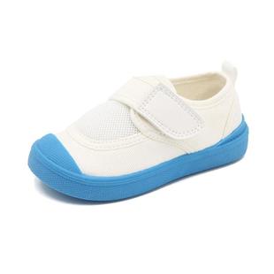 TOPSTAR儿童帆布鞋男童幼儿园小白鞋女童宝宝室内鞋软底布鞋童鞋