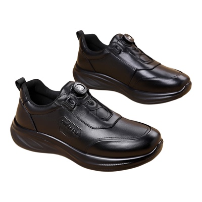 木林森时尚百搭休闲皮鞋男英伦风