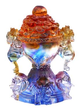 象上供财琉璃大象貔貅风水招财