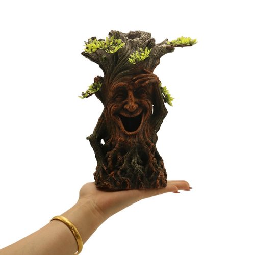 新款创意鱼缸造景大树人枯木装饰摆件供应商树脂树干工艺品跨境