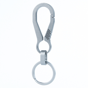 钛合金钥匙扣男士汽车钥匙圈环个性创意钥匙挂件腰挂锁匙扣钥匙链