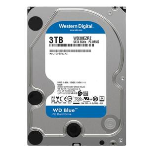全新CMR垂直硬盘3.5寸西部数据3T台式机电脑硬盘西数蓝盘WD30EZRZ