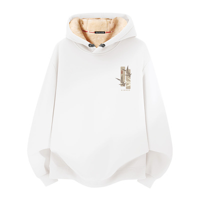 真维斯加绒卫衣男款冬季保暖上衣