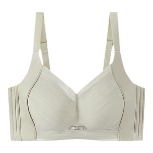 爱戴全罩杯内衣胸大显小女薄款收副乳防下垂无钢圈美背无痕文胸夏