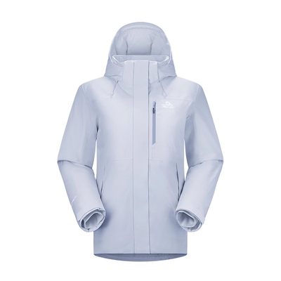 【山野】伯希和户外羽绒冲锋衣女2025秋冬新款防风防水徒步登山服