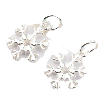泰银小雪花吊坠diy饰品手链挂件