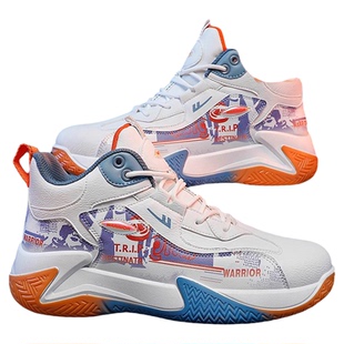 回力情侣篮球潮鞋男款秋季高帮跑步运动休闲鞋防滑厚底增高老爹鞋