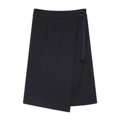 blueerdos直筒不规则设计半裙