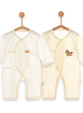 新生儿0-6个月绑带哈衣夏季