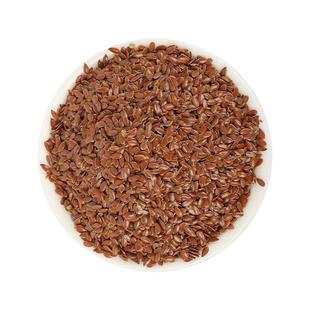 新货亚麻籽仁5斤 生子榨油炒熟打粉内蒙古特产农家胡麻籽非奇亚籽