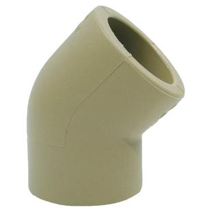 联塑PPR灰色45度弯头20mm/25/32/40/50热熔3/4/6分焊接45°弯