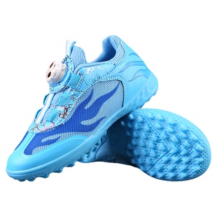 夏季网面透气足球鞋碎钉人草地防滑儿童小学生男童女童小孩训练鞋
