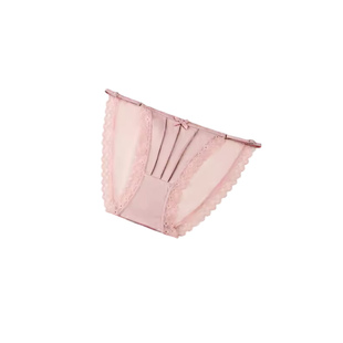 DPLAYSWEET【10A抗菌】性感蕾丝缎面三角裤蚕丝抗菌裆底内裤女