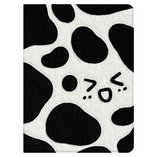 适用于ipad10保护壳ipadpro书本式10.9寸新款2022第十代平板套mini6笔槽air5黑色花朵ipad9三折2021防摔pro11