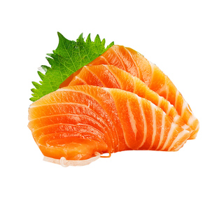 进口挪威冰鲜三文鱼中段刺身大西洋鲑生鱼片送芥末酱油当天现切