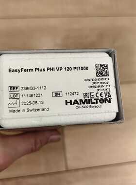 议价全新汉密尔顿电极EasyFerm Plus PHI VP 120 Pt1000，238633-