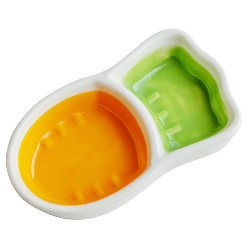 小宠仓鼠陶瓷喂食器防啃咬粮食碗