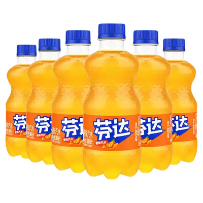 芬达300ml*12瓶/24瓶橙味汽水