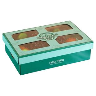 水果礼盒包装盒透明纸盒火龙果芒果春节过年通用水果礼品盒空盒子