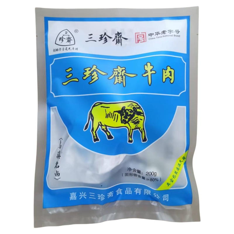 三珍斋真空包装熟食酱牛肉200克