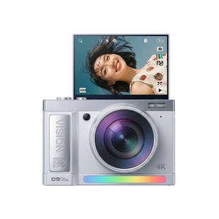 爱国者数码相机d9pro/d9Ultra美拍版6400W类CCD前后双摄翻转自拍