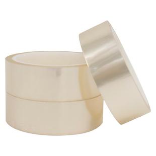 荣晋森 透明高温胶带 LED灯PCB电镀喷漆遮蔽保护PET耐高温胶带10 20 40mm无痕胶纸 包邮