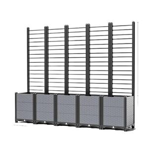 花箱花架种植箱爬藤架支撑杆阳台种菜专用箱庭院户外家用花盆特大