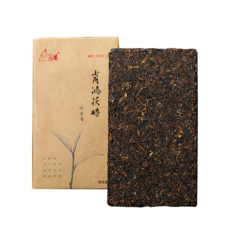 肖鸿86011古法金花茯砖茶800克